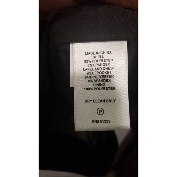 1. State‎ Black Velvet Ruched Sleeve Button Front Blazer Dress NWT Size 22W - Picture 8 of 9